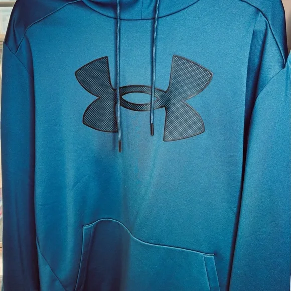Under Armour Men's Petrol Blue Hoodie - Picture 1 of 3